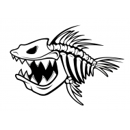 Skeleton fish 2